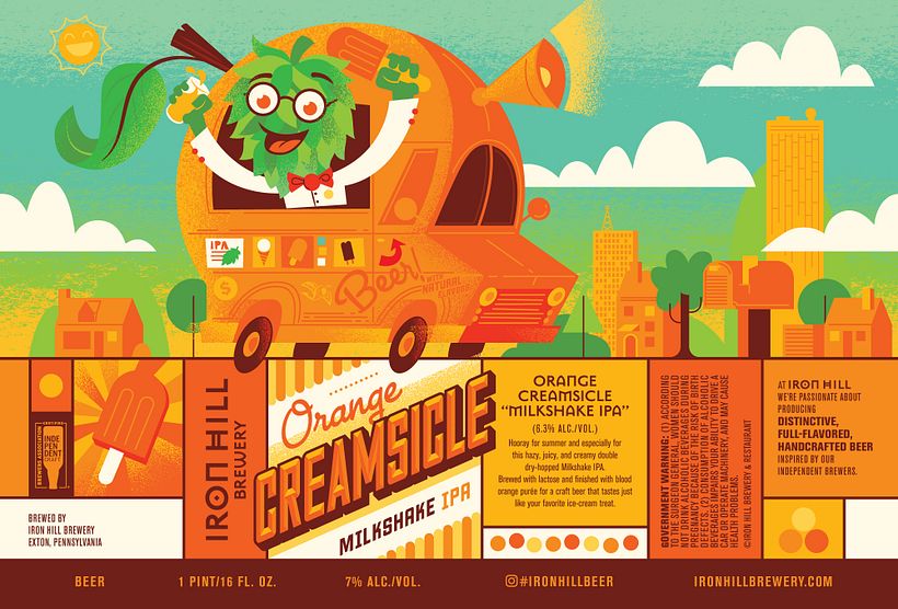 Iron Hill Brewery Creamsicle Beer 1