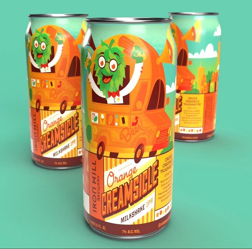 Iron Hill Brewery Creamsicle Beer 2