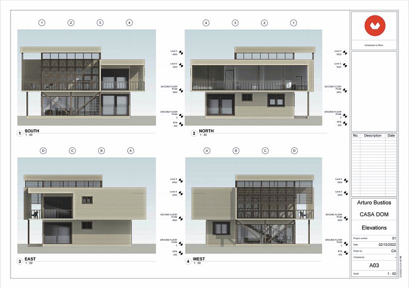 My project for course: 3D Architectural Design and Modeling with Revit 4