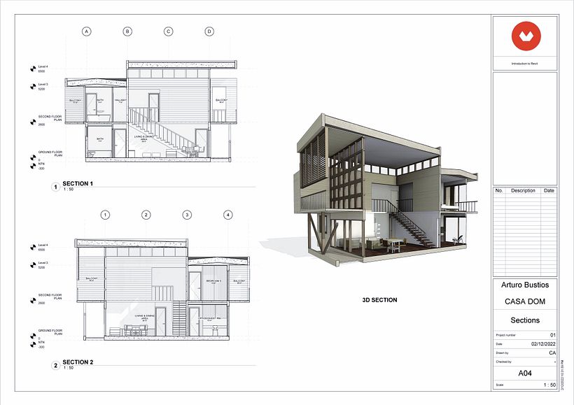 My project for course: 3D Architectural Design and Modeling with Revit 5