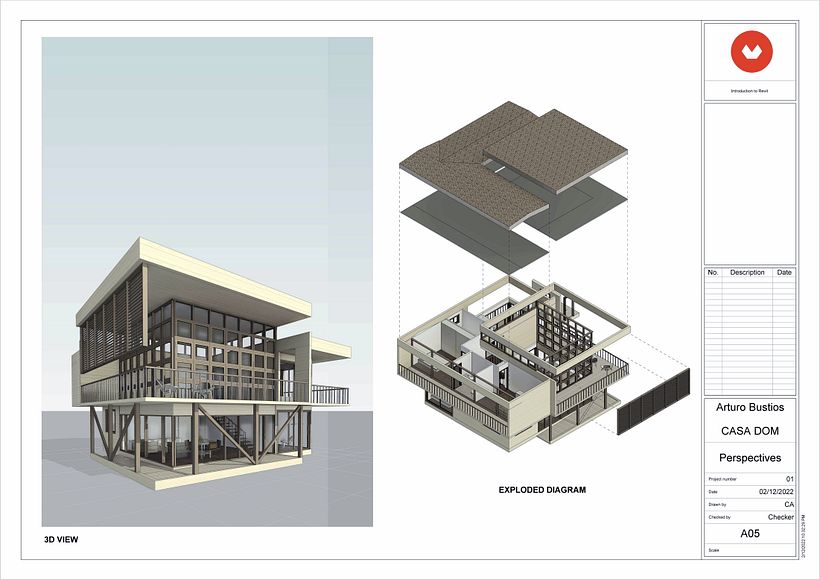 My project for course: 3D Architectural Design and Modeling with Revit 6