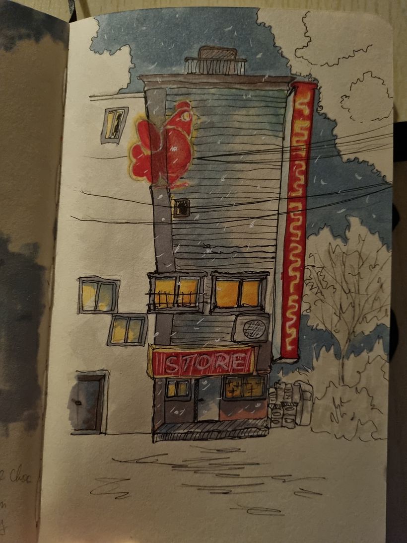 My project for course: Expressive Architectural Sketching with Colored Markers 1