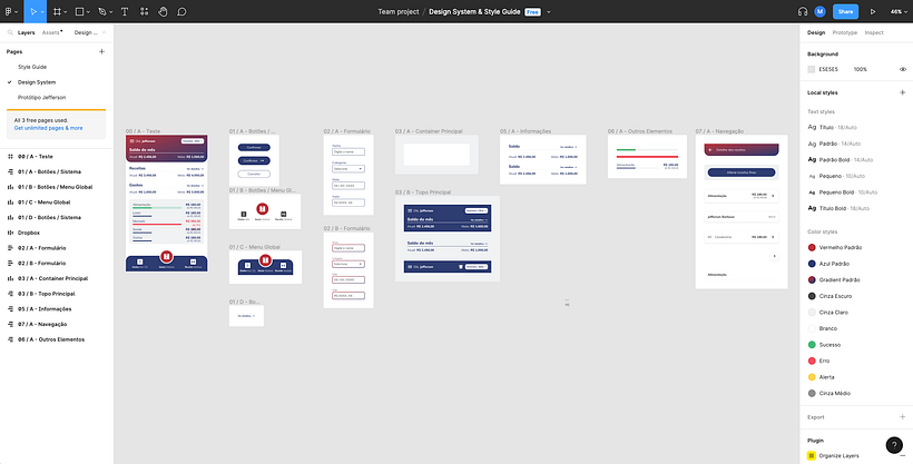 Meu projeto do curso: Introdução a Design Systems com Figma 2
