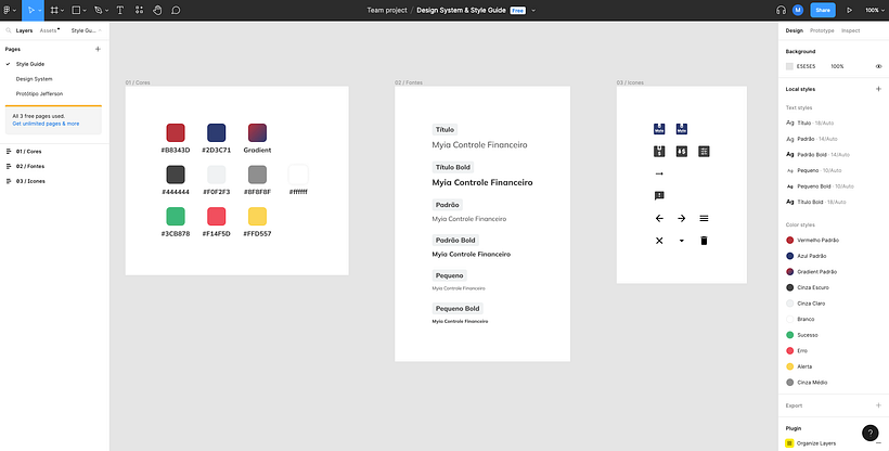 Meu projeto do curso: Introdução a Design Systems com Figma 7