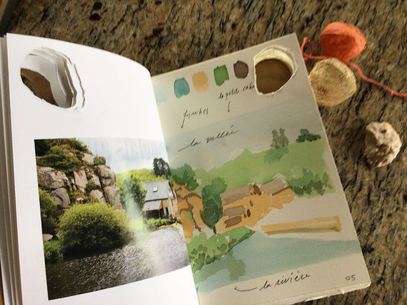 My project for course: Mixed-Media Travel Sketchbook 7