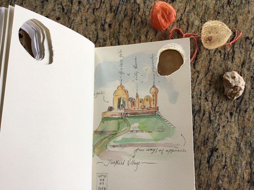 My project for course: Mixed-Media Travel Sketchbook 10