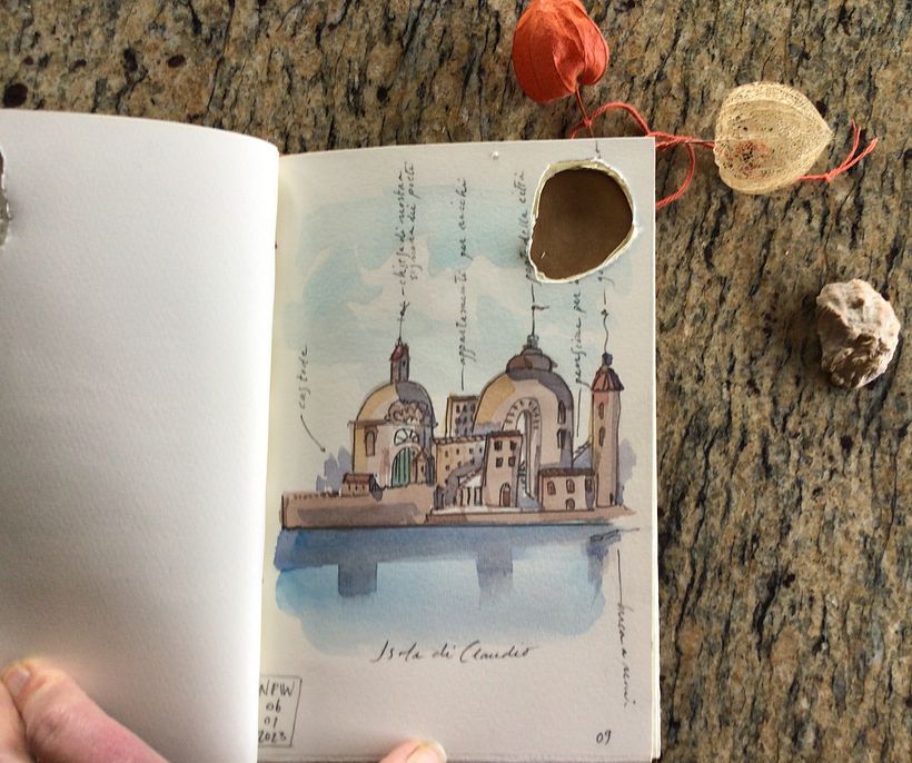 My project for course: Mixed-Media Travel Sketchbook 11