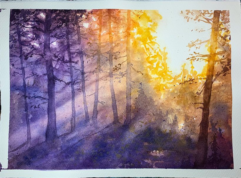 Third try using the same techniques, inspired by another image from Katarzyna's porfolio.