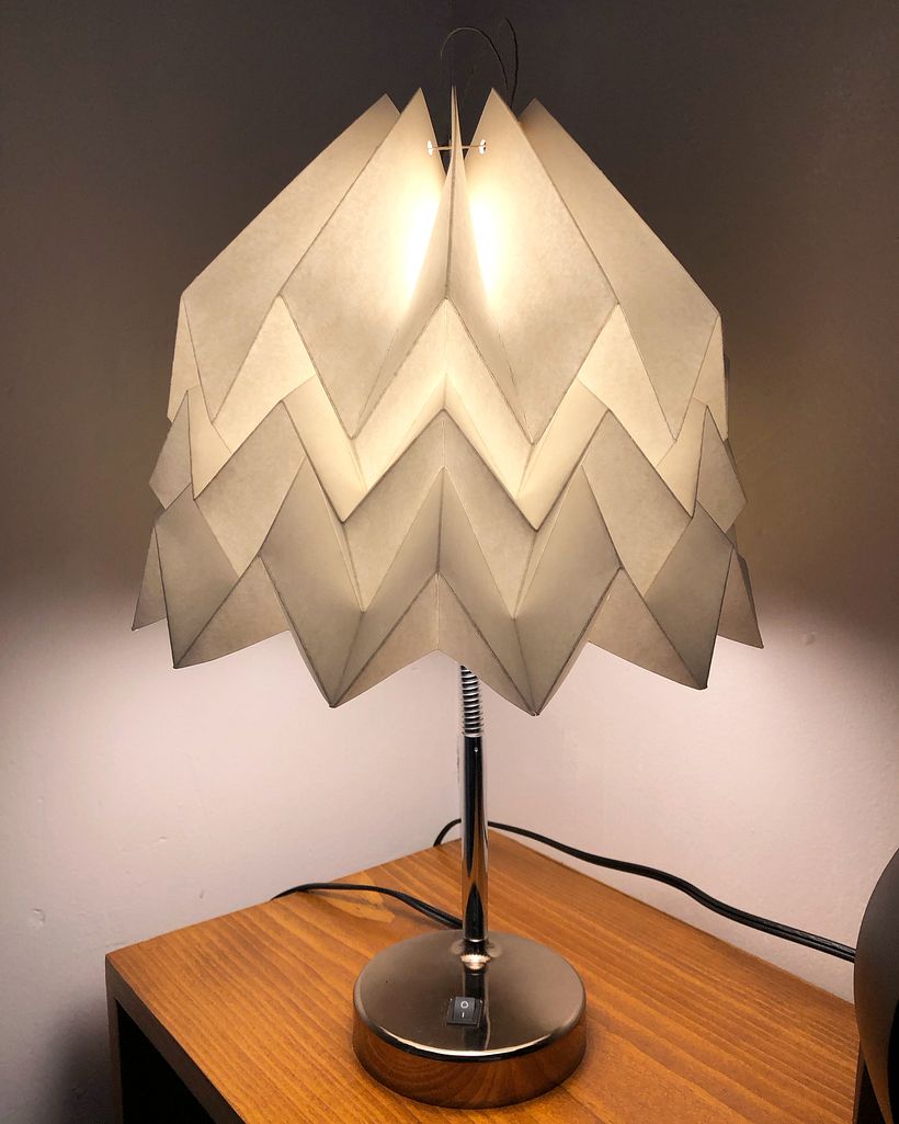 Covering a horribly bright desk lamp