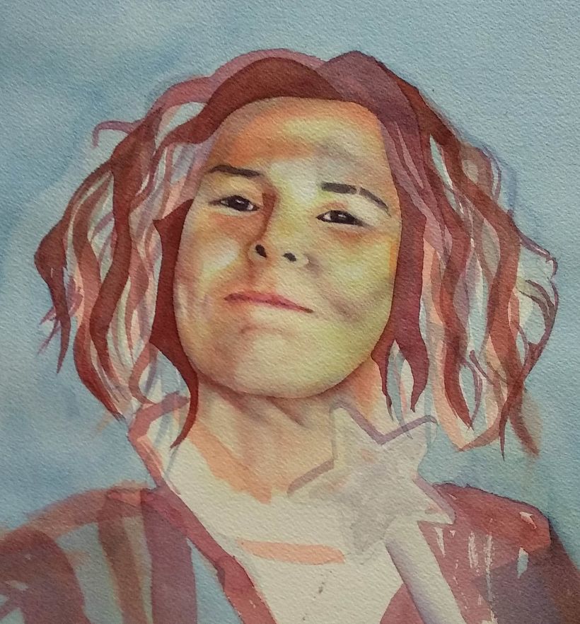 Mi proyecto del curso: Retrato artístico en acuarela 3