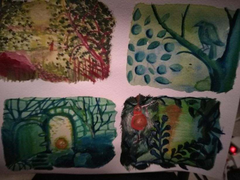 My project for course: Fantasy Landscapes with Watercolor & Gouache 2