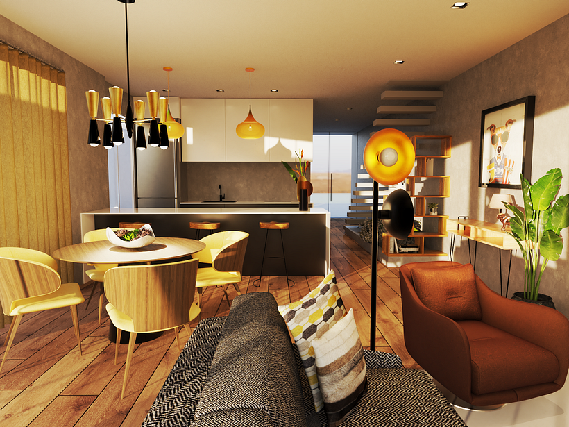 Meu projeto do curso: Render de interiores com SketchUp e V-Ray Next 2