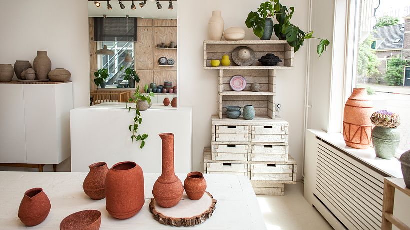 Paperpulp Cabinet and Paperpulp Collectibles // in Debbie's Gallery