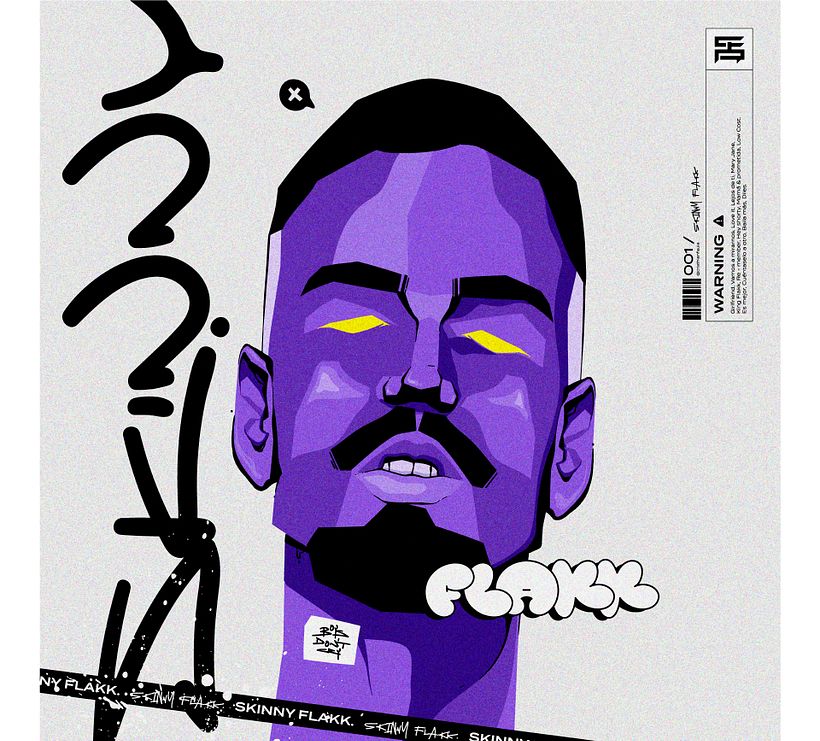RELS B portrait - Tradycyjna ilustracja