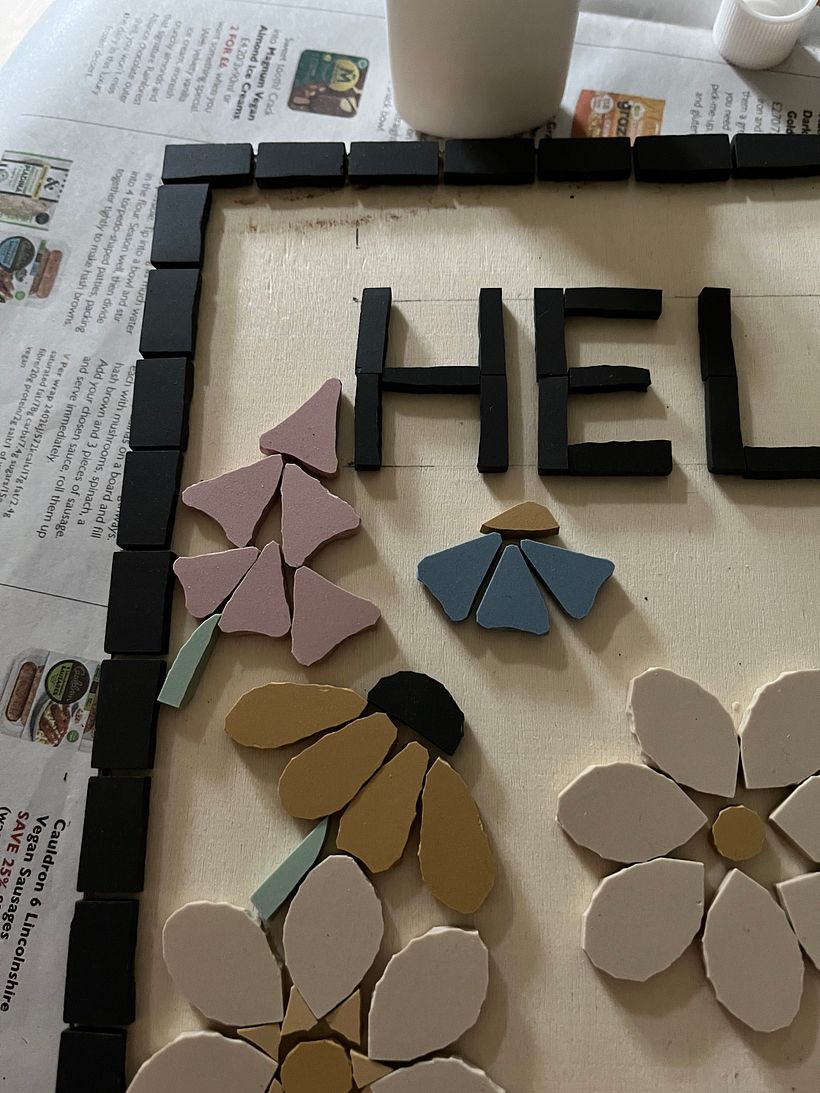 My project for course: Modern Mosaic Art: Make Floral Compositions with Tiles 5