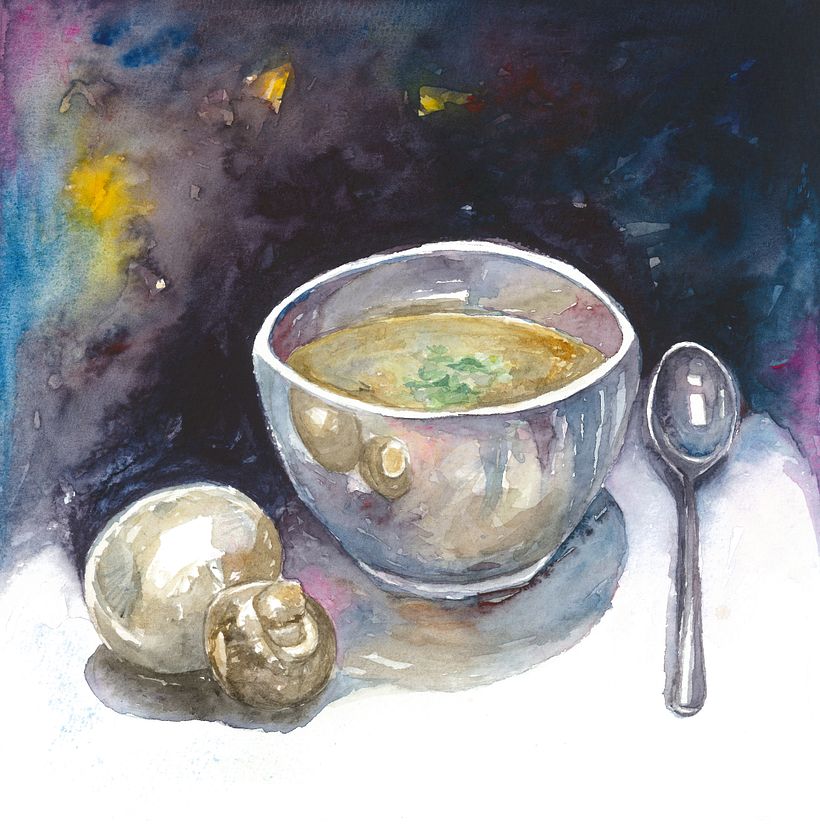 Mushroom cream soup, original