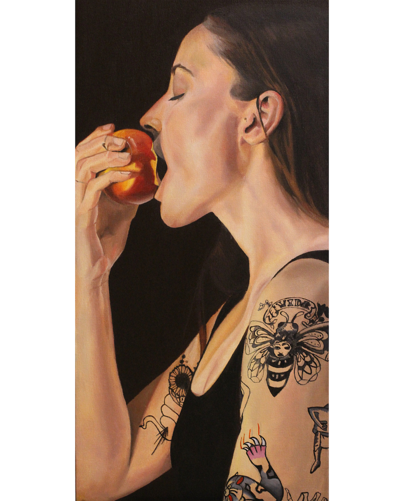 Óleo sobre lienzo, 60x30 cm