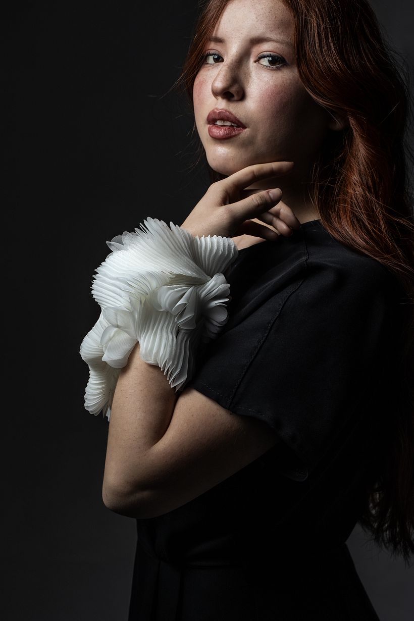 Collar-brazalete "Stereopsis humphreyi"/ Foto :Pilar Castro E.