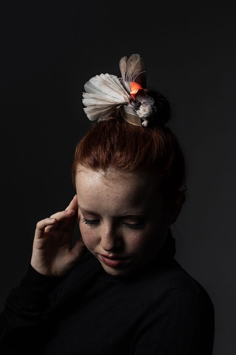  Broche- tocado "Chloephaga rubidiceps" / Foto: Pilar Castro E.