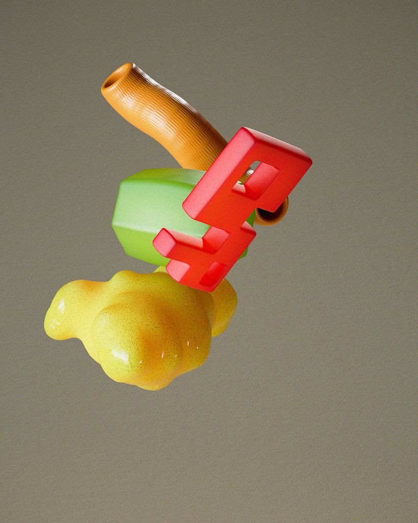 Floating Objects: Coursework for Playful 3D Design and Animation of Fun Objects 2