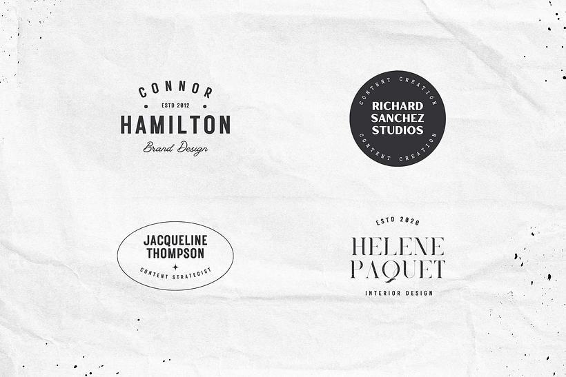 Vintage Logos in Canva 2