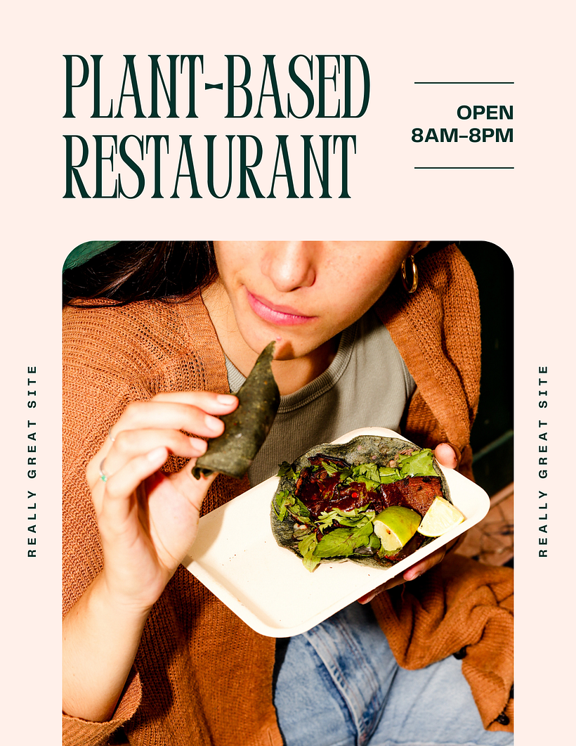 Plant Based Restaurant Branding 4