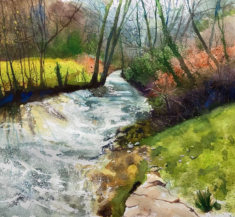 My project for course: Painting Realistic Watercolor Landscapes 3
