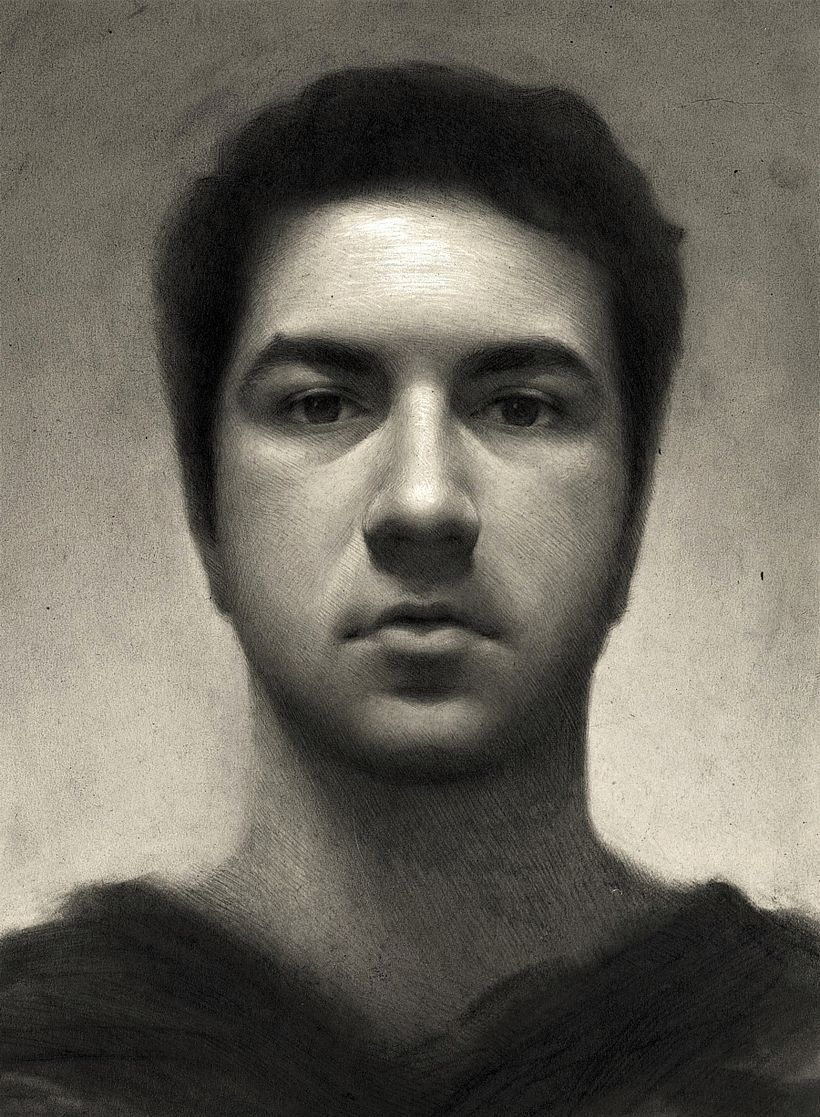 Self Portrait in Black 1