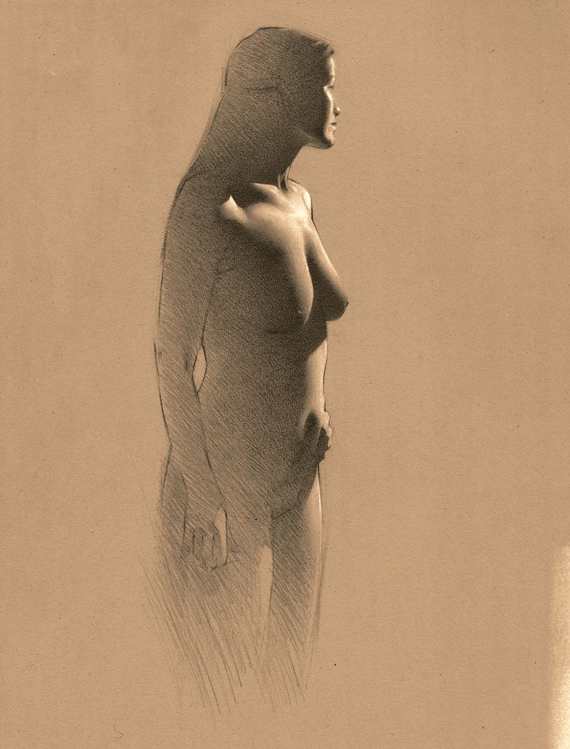 Nude in Profile 1
