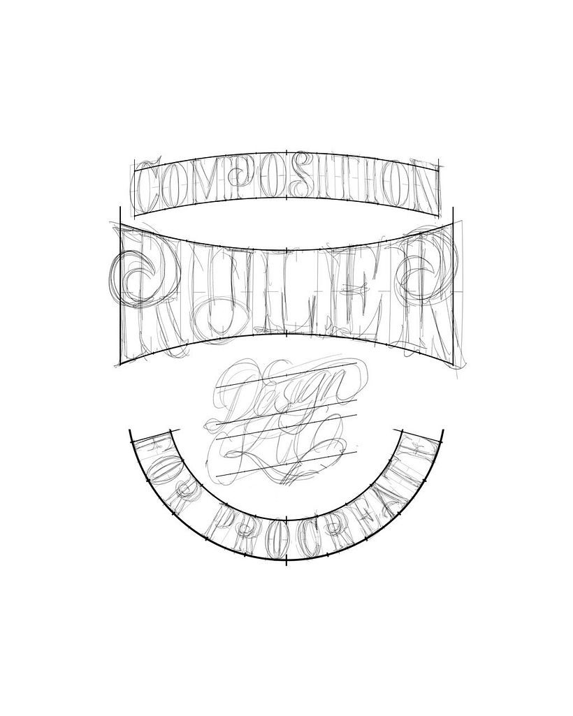 "Composition Ruler" Lettering 4