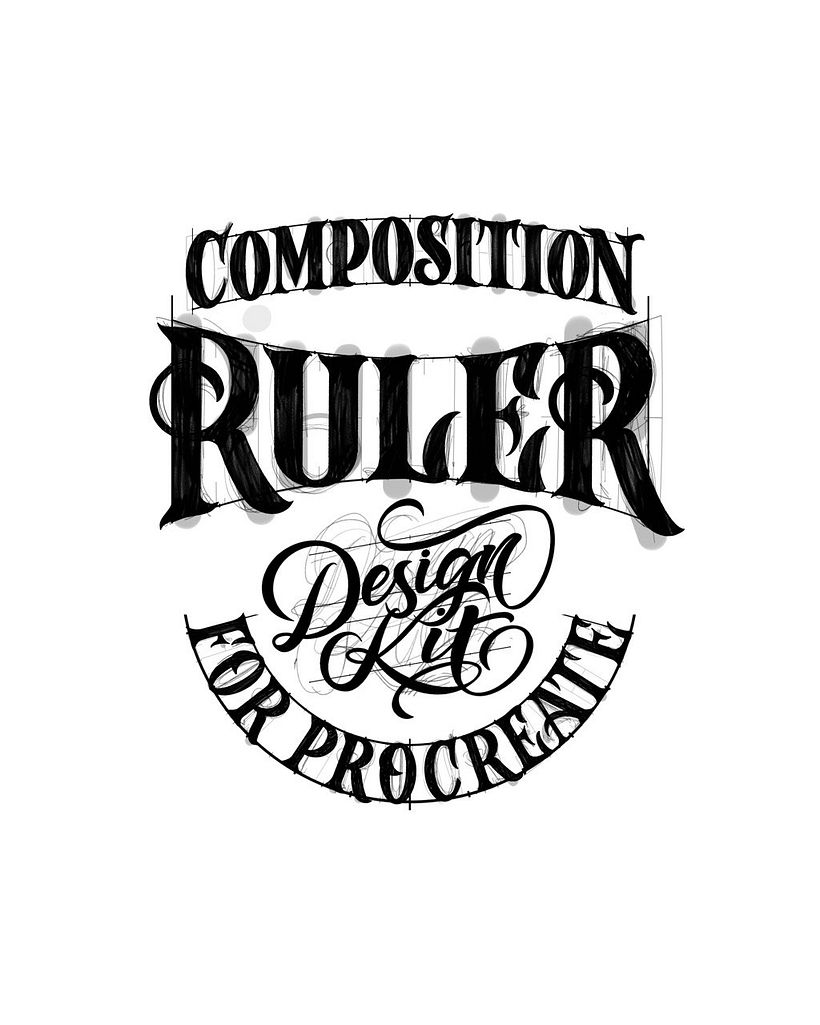 "Composition Ruler" Lettering 6