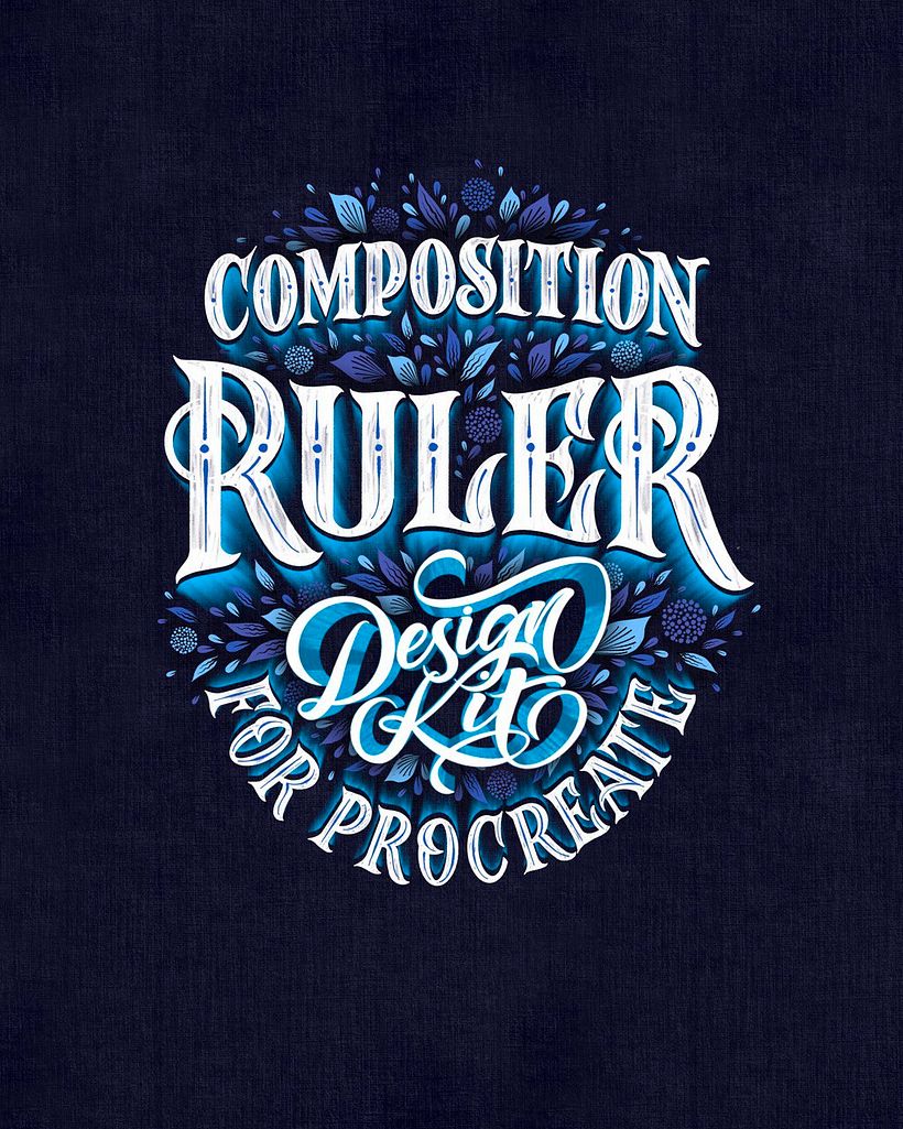 "Composition Ruler" Lettering 8
