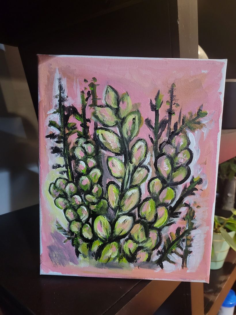 My project for course: Botanical Painting with Acrylic 1