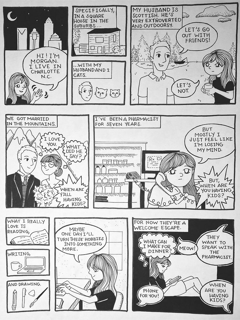 My project for course: Autobiographical Comic Book: Illustrate Your Experiences 2
