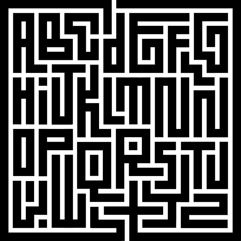Labyrinth_Type diseño de logos y lettering para mi web. Logo and lettering design for my website. 2