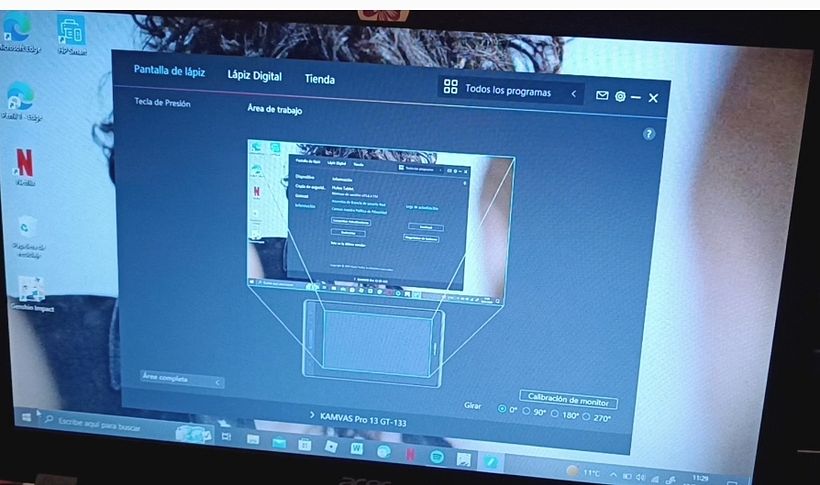 Problema tablet kamvas 13 pro 1