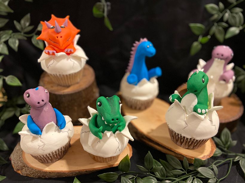 Cupcake Dinosaurios
