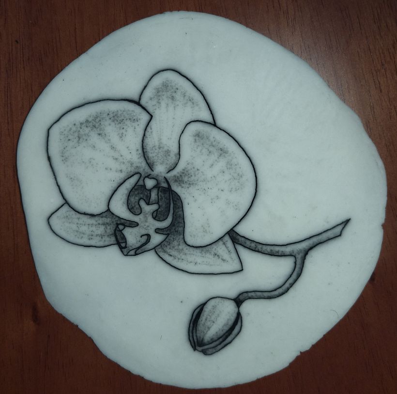 Treino com agulha 5 RL, desenho autoral