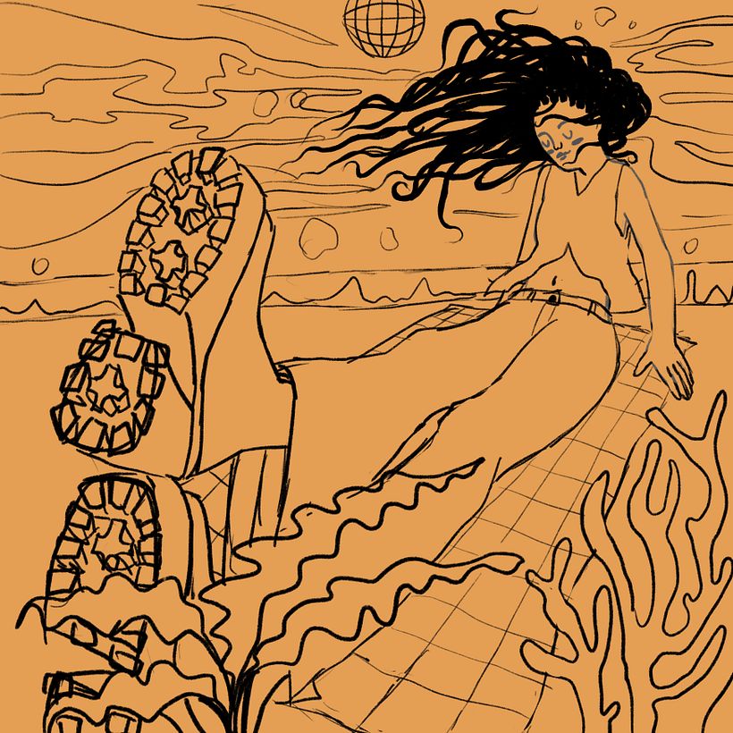 My project for course: Illustrated Stories with Procreate: Explore Brushes and Textures 8
