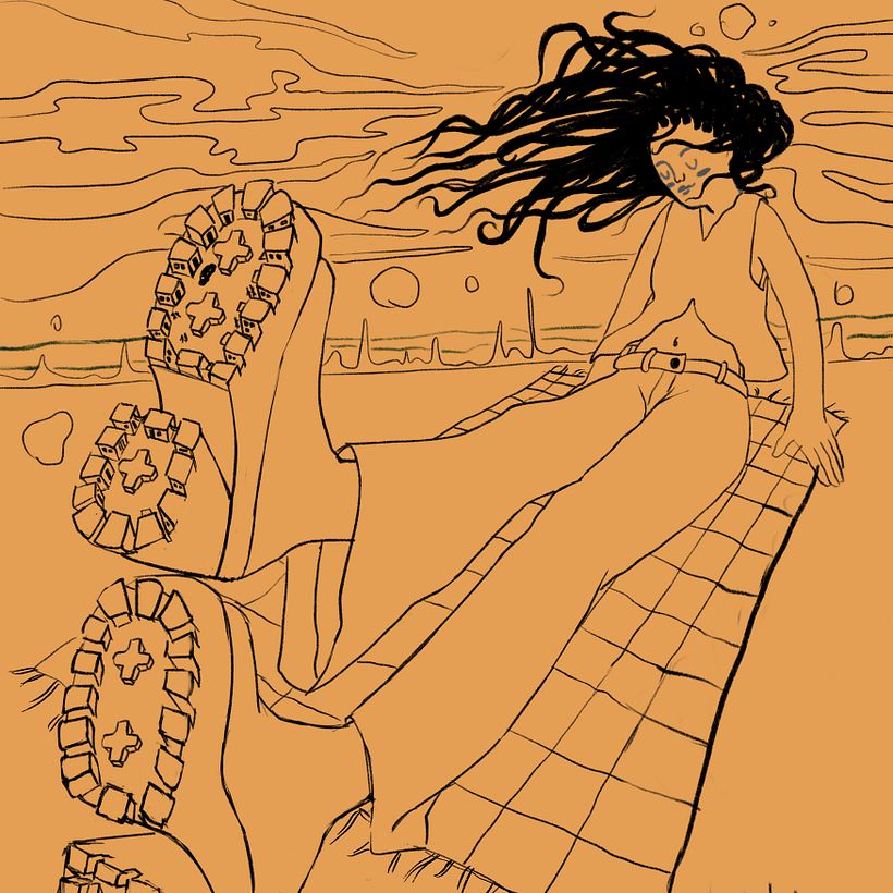 My project for course: Illustrated Stories with Procreate: Explore Brushes and Textures 9