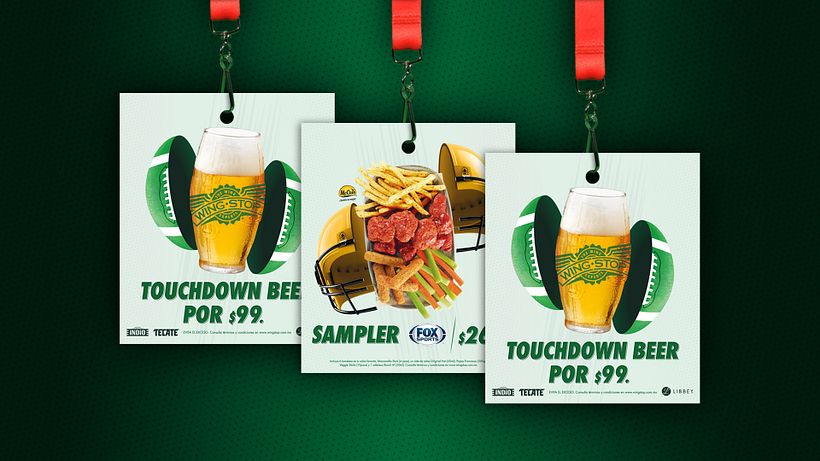 TOUCHDOWN BEER de WINGSTOP 7