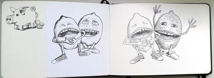 My sketchbook (Daily Sketching for Creative Inspiration course) 2