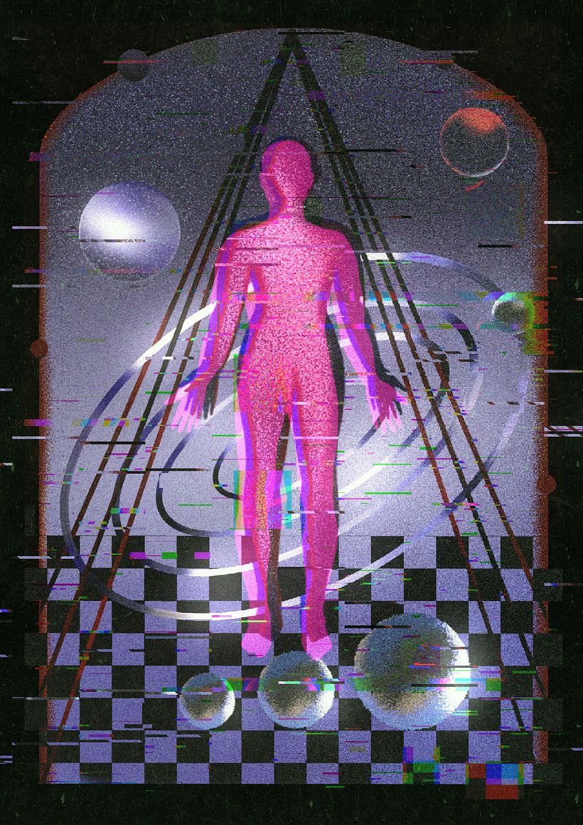 My project for course: Retrofuturistic Illustration with Procreate 1
