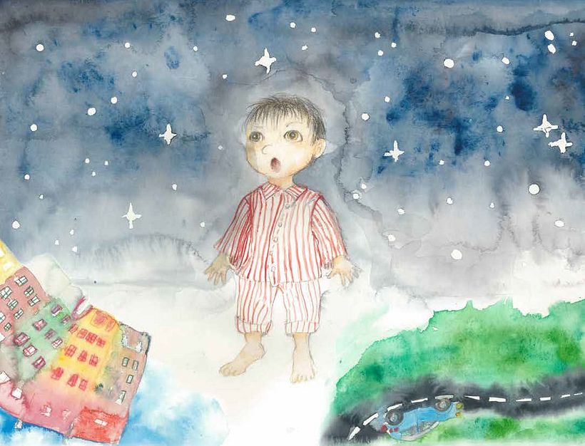 Illustrations, Picturebook:" I got the Night" published 2022 14