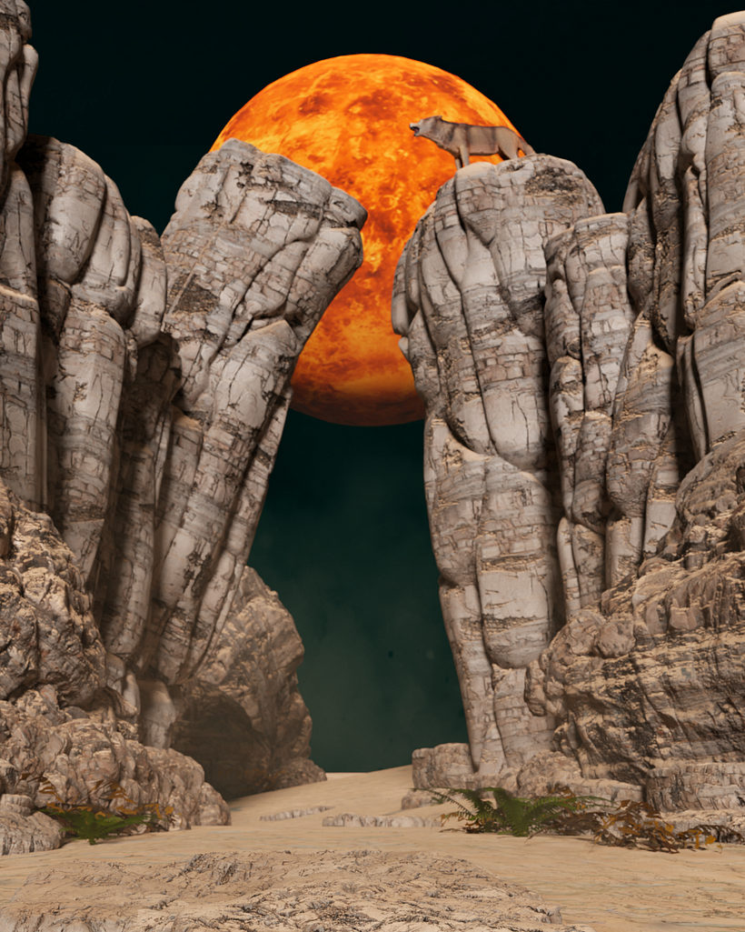 Mi proyecto del curso: Ilustración fantástica 3D con Blender