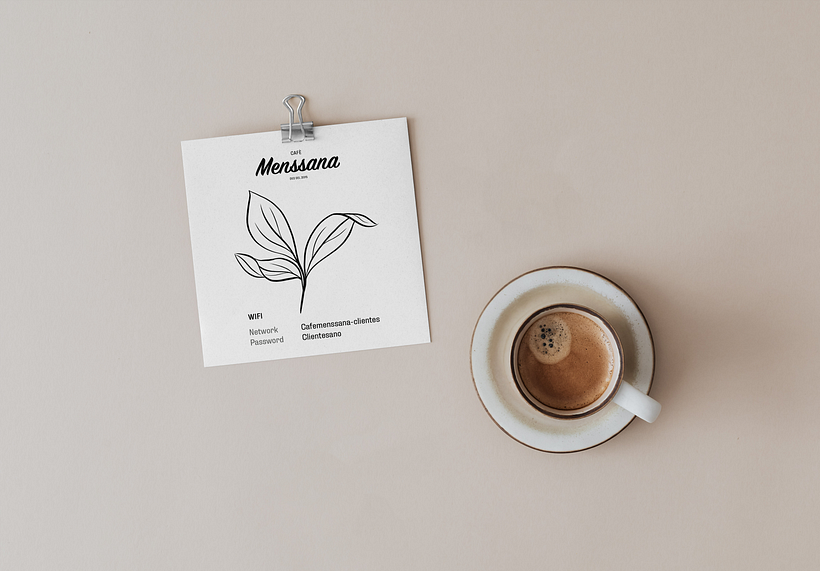 Identidad visual: Café Menssana 5