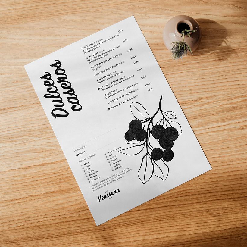 Identidad visual: Café Menssana 2