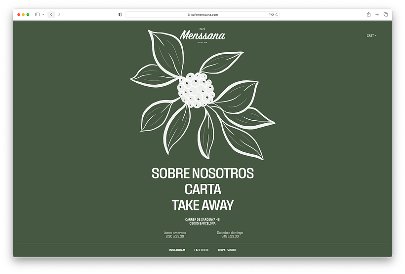 Identidad visual: Café Menssana 6