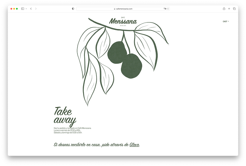 Identidad visual: Café Menssana 8