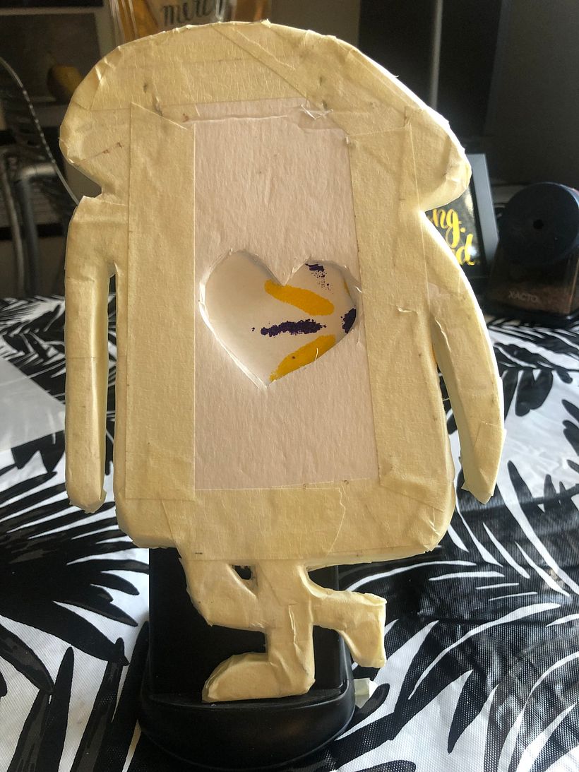 My project for course: Paper Mache for Beginners: Sculpt a Colorful Character 1